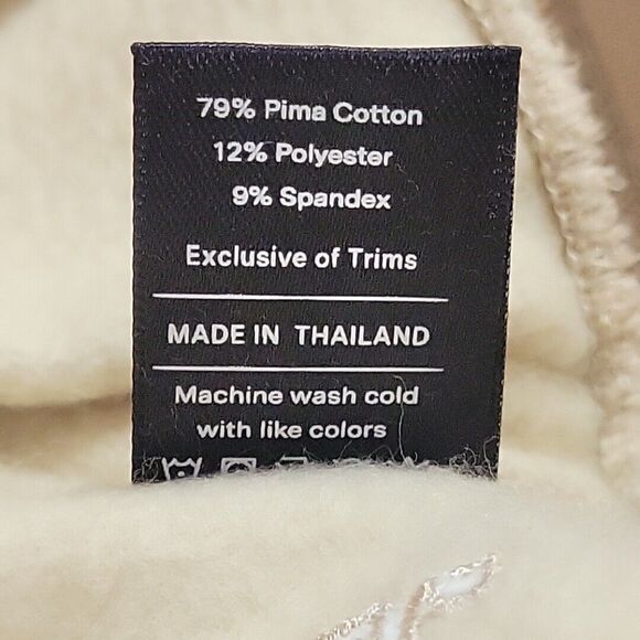 Public Rec Luxe Fleece Crop Sweatshirt Womens Large High Neck Pullover Pockets - Picture 10 of 10